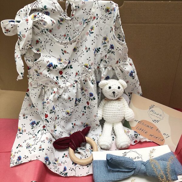 Baby Mädchen Bekleidung Set "Wild Flower", Baby Geschenk Set, Baby Giftset, Sale