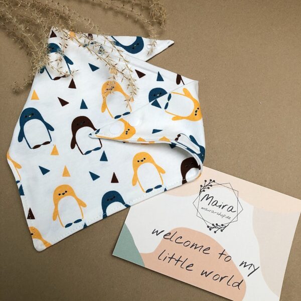 Baby Erstausstattung Set "Teal Penguin", Baby Geschenk Set, Baby Giftset, Sale