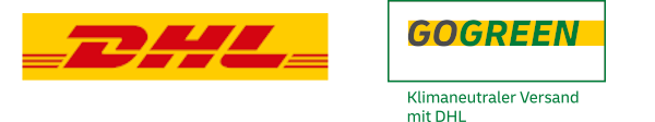 DHL und Go Green Logo